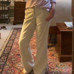 American Eagle Cream Stretch Pants